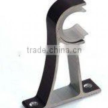 Single iron ceiling curtain rod bracket for home decoration