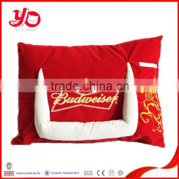 Custom cute plush sofa backrest pillow plush sofa pillow