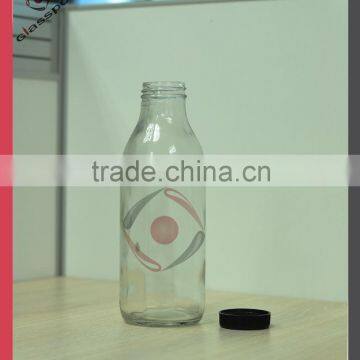 16 OZ Glass Bottles Milk / Beverage Glass Bottles