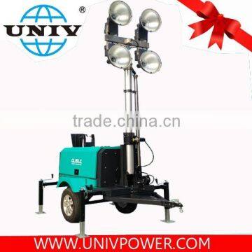 Kubota engine generator lighting tower light