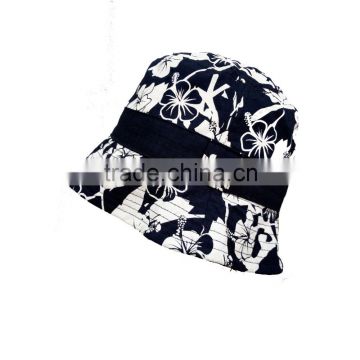 Custom high quality women cotton bucket hat