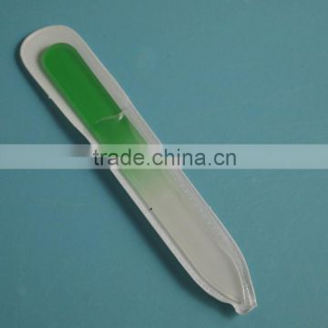 BLC-046 90mm Mini glass nail file attractive color handle small nail file