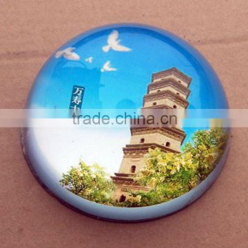 Arrival half Crystal glass painting paperweight size from 2cm to 10cm(R-1192
