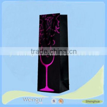 newly design fashion china paper wine bag 100