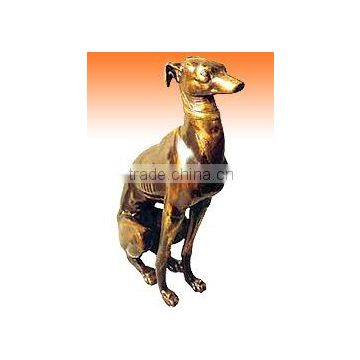 Brass Dog Figure , Brass Animal Figures , Statue , Sculptures