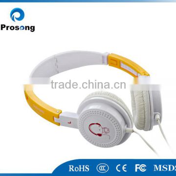 Fashionable portable stereo headband colorful headphones