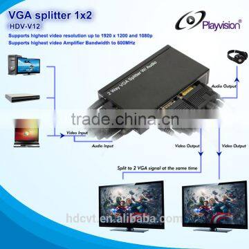 500Mhz 2 Port VGA Splitter video splitter, top quality