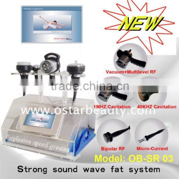Skin Rejuvenation Cavitation RF Rf And Cavitation Slimming Machine Slimming Liposunction Machine 500W