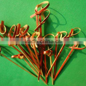 High Quality Decorative Fruit / Salad / Snake Hard Bamboo Picks