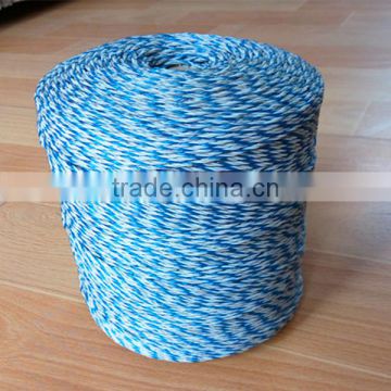 Electric poly wire fencing POLYWIRE ROLLS made from UV treated pe monofilament yarn