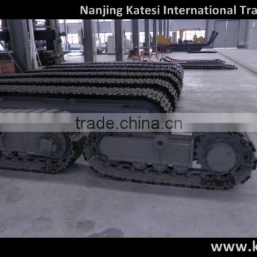 Good quality rubber track undercarriage for excavator and drilling machinery