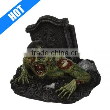 4.06inch Zombie Hand Painted Cold Cast Halloween Decoration Outdoor