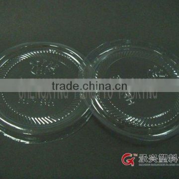 95mm Disposable plastic flat lids for cups and bowl