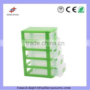 5 drawers plastic storage box