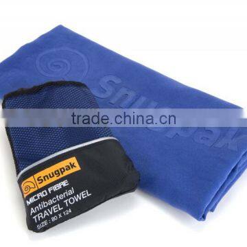 microfiber logo embossed towel , microfiber suede sports towel