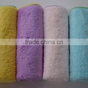 Coral fleece towel with factory price