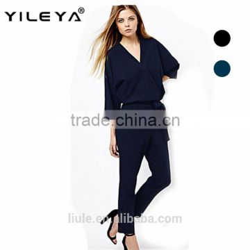 New Design Sexy V-neck Casual One-piece Jumpsuits For Sexy Ladies Formal Jumpsuits for women