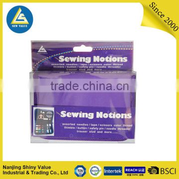 Portable travel sewing kit type emergency sewing kit