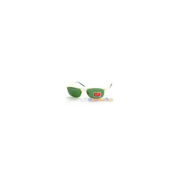 Ray-Ban RB3132-Gold Frame with Green Lens