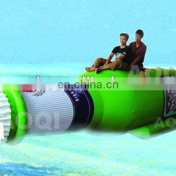 bottle shaped infalatable water games