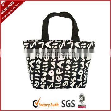 Cheap letter pattern handbags for students