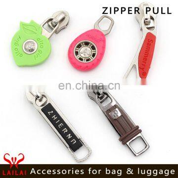 Durable round metal zipper puller for high end client
