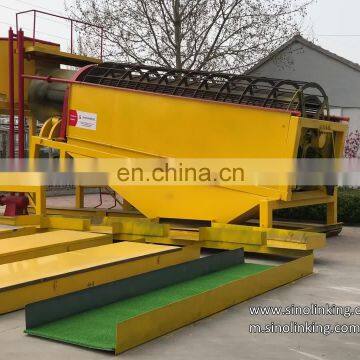 SINOLINKING Best Gold Sluice Alluvial Gold Trommel with Centrifugal for Gold Wash Plant