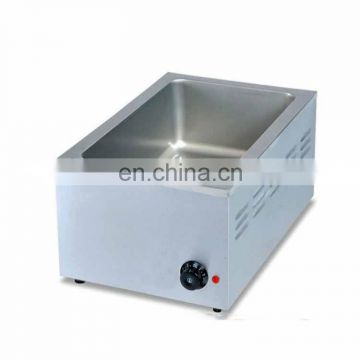 CE approved commercial restaurant stainless steel gasbainmarie/food warmer