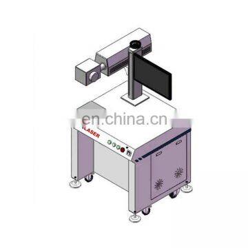 Fine work intelligent jcz control system animal ear tag desktop fiber laser marking machine for sale