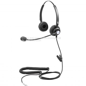 China Beien G24D RJ call center headset noise-cancelling headset customer service