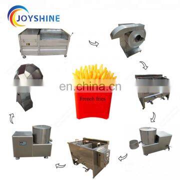 high quality 100kgh potato chips making machine price french fries production line