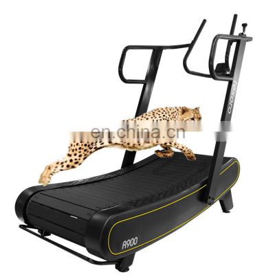 Airrunner running sets Curved treadmill & air runner  with Monitor HIIT Performance Console Low Noise  fitness gym equipment