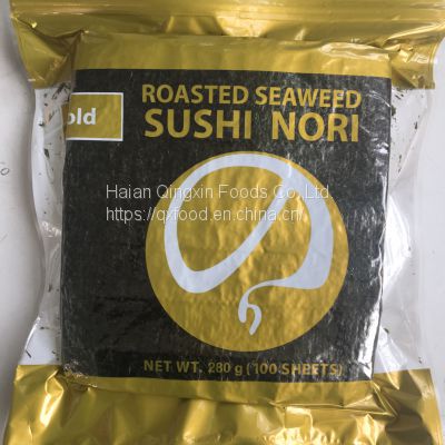 Yaki sushi nori roasted seaweed 50 sheets Gold