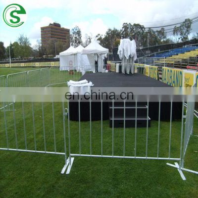 Manufacturer Removable Galvanized Crowd Control Barrier Portable Safety Barriers