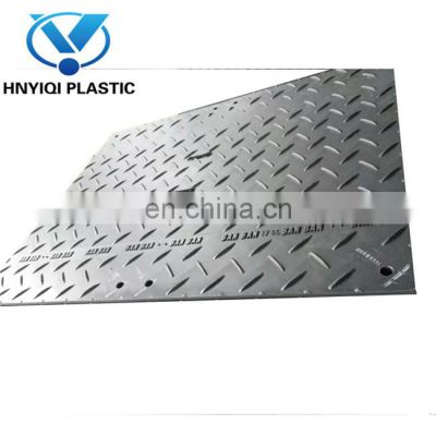 Crane floor mat different corrugate hdpe ground mats drilling rig mats used for machinery