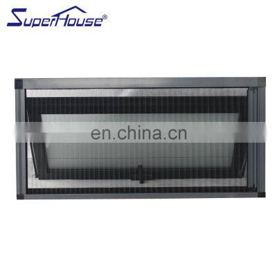 Superhouse Euro Style Windows Aluminium Awning Window With Retractable Fly Screen