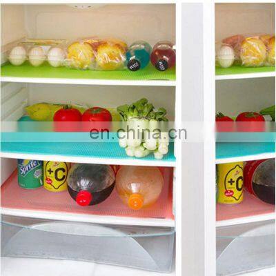 EVA Mats Nonslip Washable Transparent 12 Pcs Shelf Fridge Plastic Refrigerator Liners