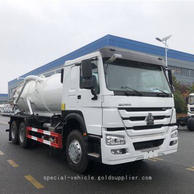 China 4X2 4000-10000L 116HP HOWO Dongfeng Sewage Suction Tanker Truck