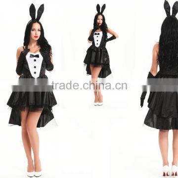 walson Sexy Ladies bunny rabbit Costume Sexy Fairytale Costumes with ears and gloves Halloween Fancy Dress