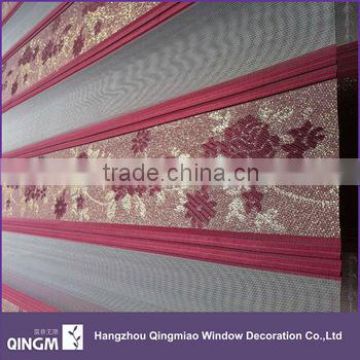 Qingmiao Supply Jacquard Style Roller Type Horizontal Pattern Polyester Material Shutter