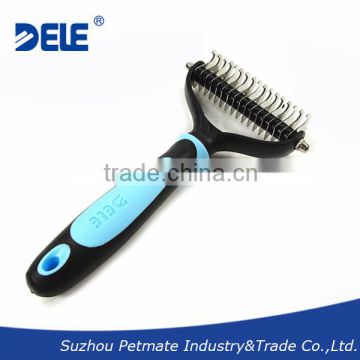 Professional Pet Product Silica Gel Dog Brush for Massage Grooming and Dematting