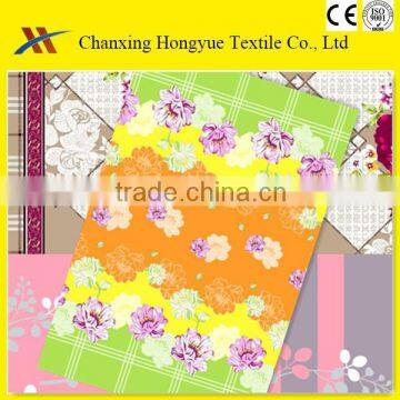 woven style plain fabric polyester brushed printing fabric pigment printed fabric for sofa,curtain