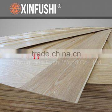 Natural Ash veneer faced MDF/HDF moulded door skin