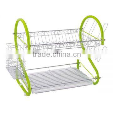 Reasonable Price Two Tier Metal Wire Dish drying rack