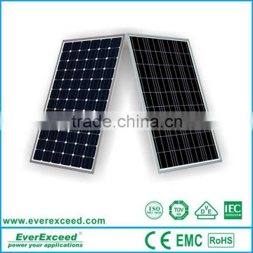 EverExceed Monocrystalline 60w panel for solar lights outdoor with 25 years warranty