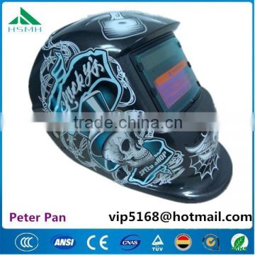 Solar Powered and ABS Helmet Material welding helmet