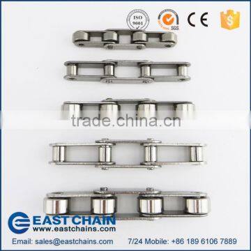 A series double pitch 101.6mm 304 stainless steel conveyor chain C2162 with big roller