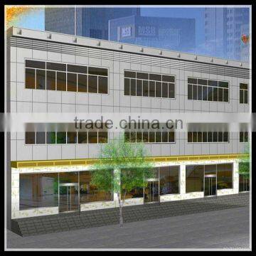 Aluminum facade panel for outside decoration