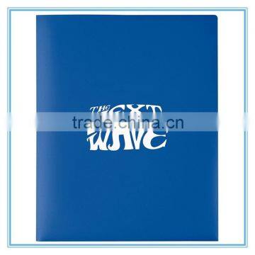 High quality customized plastic file folder with string