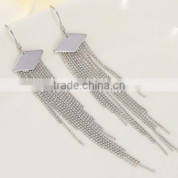 Jewelry Factory tassel earrings, silver jewelry earrings producer, vogue jewelry earrings